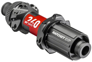 DT Swiss Hubs DT Swiss 240 EXP Rear Hub - 12 x 142mm Center-Lock HG 11 Road BLK/Red 24H 36pt Straight Pull