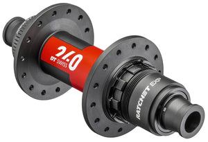 DT Swiss Hubs DT Swiss 240 EXP Rear Hub - 12 x 148mm Center-Lock XD Black/Red 28H 36pt