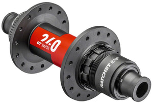 DT Swiss Hubs DT Swiss 240 EXP Rear Hub - 12 x 148mm Center-Lock XD Black/Red 32H 36pt