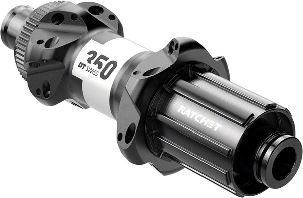 DT Swiss Hubs DT Swiss 350 Rear Hub - 12 x 142mm Center-Lock HG11 Road BLK 24H Straightpull 36pt Straight Pull