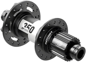DT Swiss Hubs DT Swiss 350 Rear Hub - 12 x 148mm 6-Bolt Micro Spline Black 32H 36pt