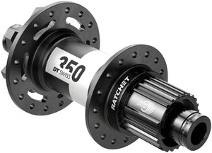 DT Swiss Hubs DT Swiss 350 Rear Hub - 12 x 157mm 6-Bolt Micro Spline Black 32H 36pt