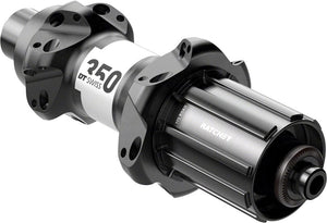 DT Swiss Hubs DT Swiss 350 Rear Hub - QR x 130mm Rim Brake HG11 Road BLK 24H Straightpull 36pt Straight Pull