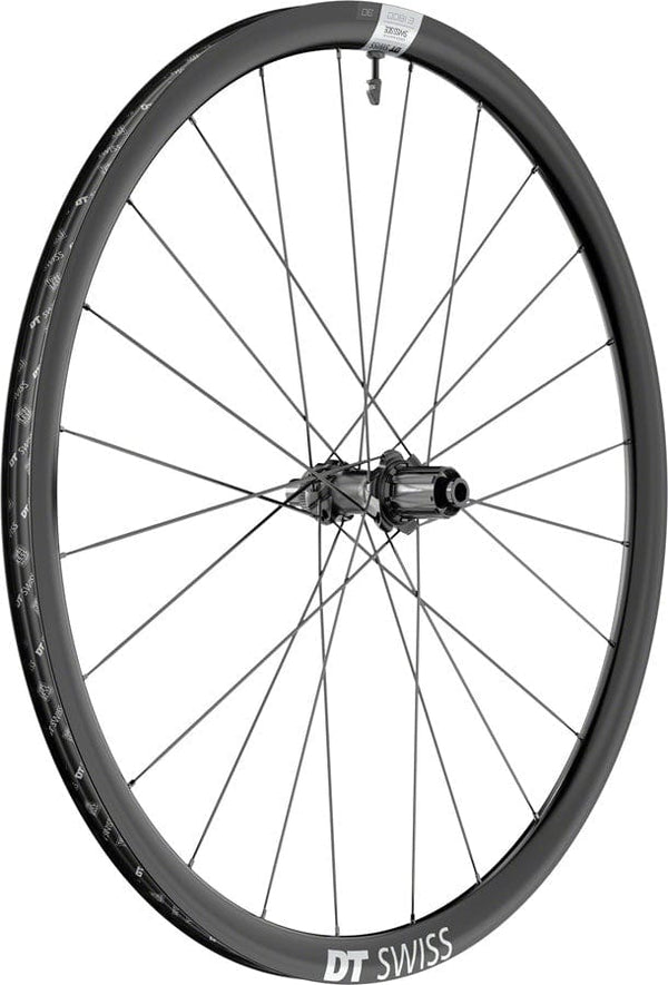 DT Swiss Rear Wheel DT Swiss E 1800 Spline 30 Rear Wheel - 700c 12 x 142mm Center-Lock HG 11 Road Ratchet LN 18 BLK
