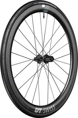 DT Swiss Rear Wheel DT Swiss ERC 1400 DiCut 45 Rear Wheel - 700 12 x 142mm Center-Lock HG11 Road/XDR Ratchet EXP 36 BLK WTS w/Grand Prix 5000 STR Tire