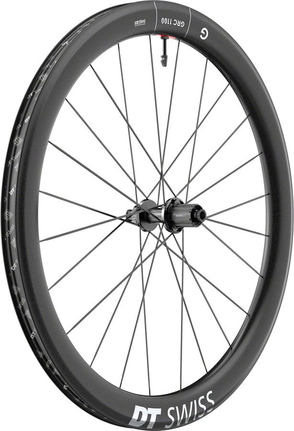 DT Swiss Rear Wheel DT Swiss GRC 1100 DiCut 50 Rear Wheel - 700c 12 x 142mm Center-Lock HG11 Road/XDR Ratchet EXP 36 BLK
