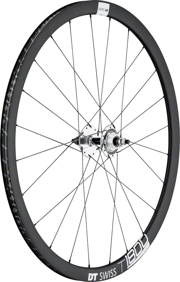 DT Swiss Rear Wheel DT Swiss T 1800 Rear Wheel - 700 10 x 1 x 120mm Threaded Track Black