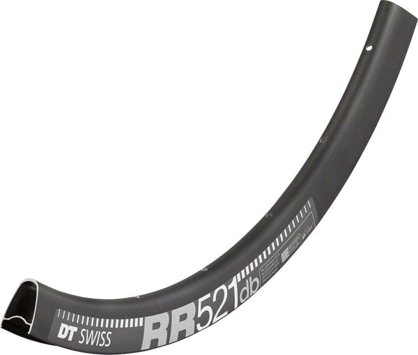 DT Swiss Rims 32H DT Swiss RR 521 Rims - 700C Disc Black