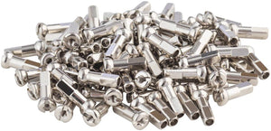 DT Swiss Spoke Nipples DT Swiss Pro Head Brass Nipples: 2.34 x 14mm Silver Box of 100