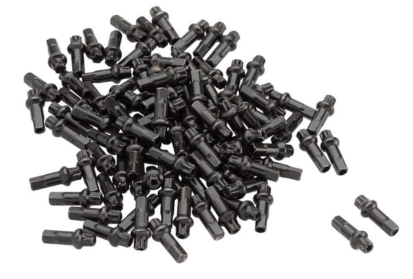 DT Swiss Spoke Nipples DT Swiss Squorx Pro Head Pro Lock Brass Nipples: 2.0 x 15mm Black Box of 100