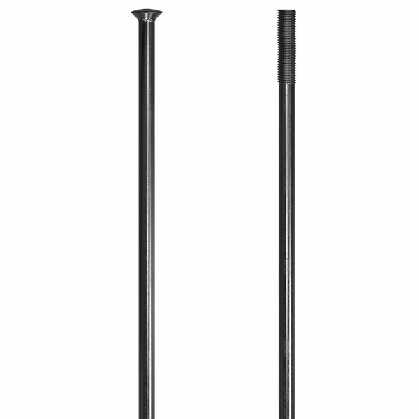 DT Swiss Spokes 280Mm DT Swiss Champion 14g Straight Pull Spoke - Black, 20 Count