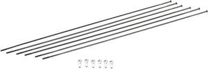 DT Swiss Spokes DT Swiss ARC1400 DiCut 62 DB Spoke Kit: Front & Rear Black