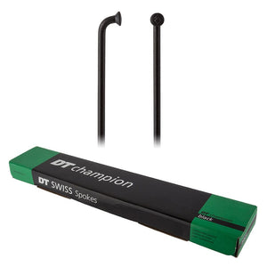 Dt swiss Spokes Dt swiss Champion J-Bend 2.0 (14G) 281mm Box of 100 Black No