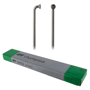 Dt swiss Spokes Dt swiss Champion J-Bend 2.34 (13G) 294mm Box of 100 Silver No