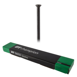 Dt swiss Spokes Dt swiss Champion Straight Pull Straight Pull 2.0 (14G) 286mm Box of 100 Black No