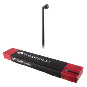 Dt swiss Spokes Dt swiss Competition Spokes J-Bend 2.0/1.8/2.0 279mm Box of 100 Black No