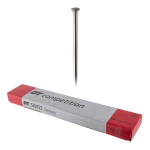 Dt swiss Spokes Dt swiss Competition Straight Pull Straight Pull 2.0/1.8/2.0 278mm Box of 100 Silver No