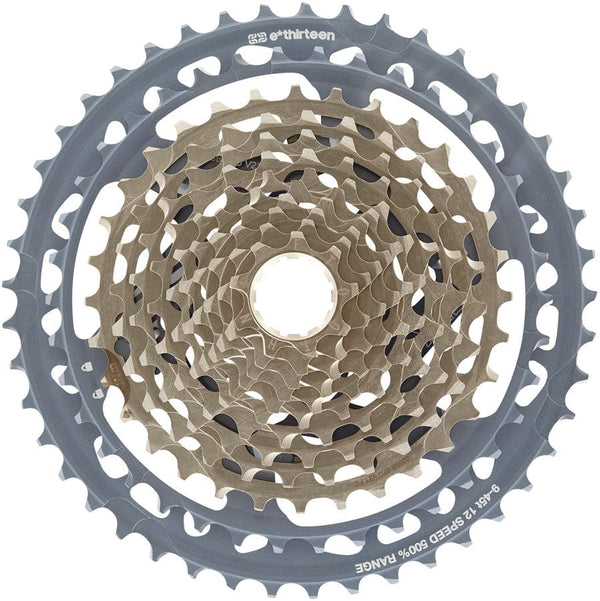 e*thirteen Cassettes and Cogs e*thirteen Helix Race Cassette - 12-Speed 9-45t Gray