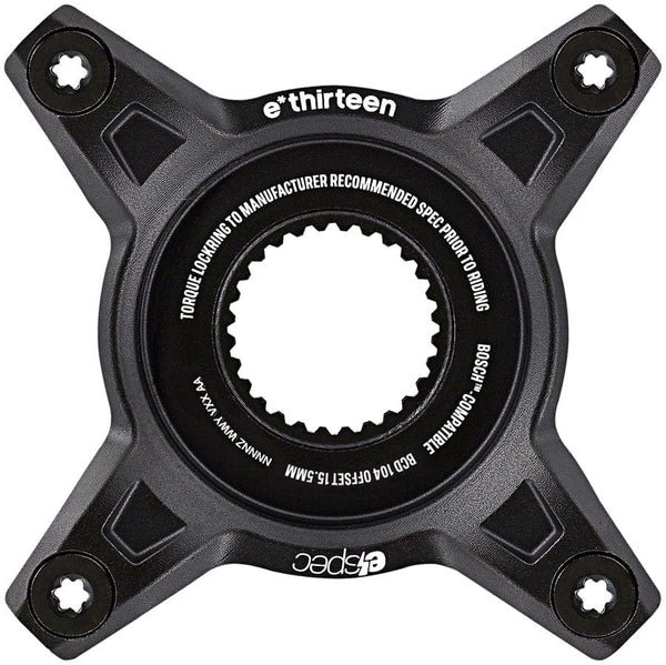 e*thirteen Chainrings Bosch Gen4 e*thirteen e*spec 104BCD Aluminum Direct Mount Spider