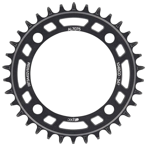 e*thirteen Chainrings e*thirteen Helix e*spec  Chainring 104BCD AL Direct Mount 34T Black