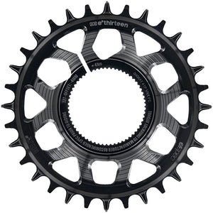e*thirteen Chainrings e*thirteen Helix Race e*spec  Chainring - Kenevo/Levo SL 1.1 -4mm offset 32T 11/12 Speed BLK