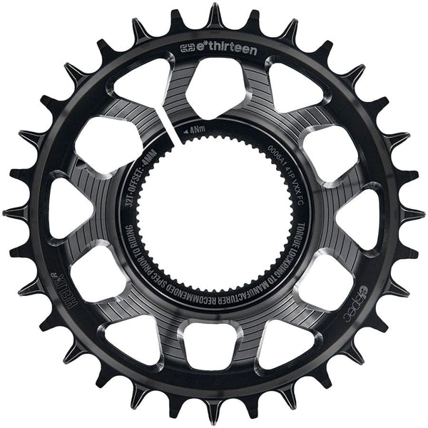e*thirteen Chainrings e*thirteen Helix Race e*spec  Chainring - Kenevo/Levo SL 1.1 -4mm offset 32T 11/12 Speed BLK