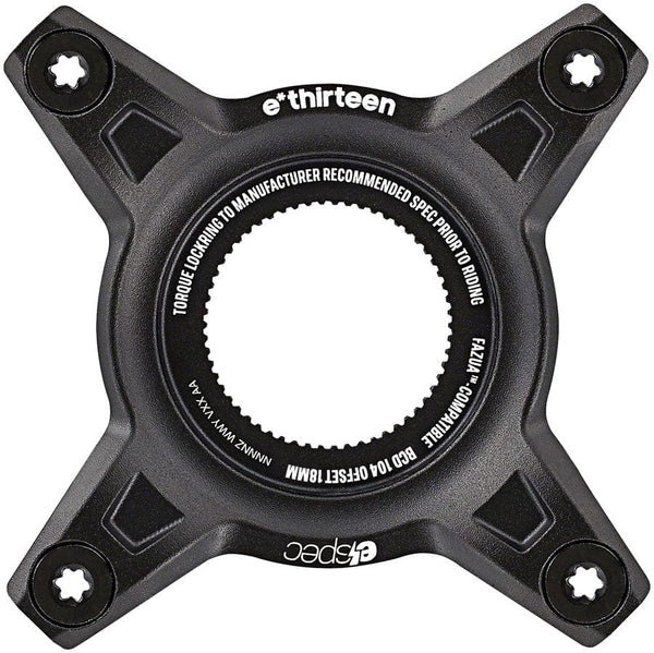 e*thirteen Chainrings Fazua Ride60 e*thirteen e*spec 104BCD Aluminum Direct Mount Spider