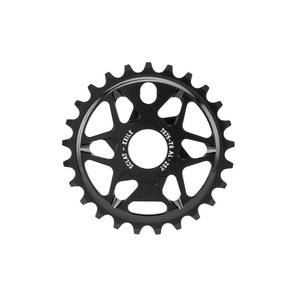 Eclat BMX Chainrings Eclat Exile Chainring Teeth: 25 7075-T6 Aluminum Black