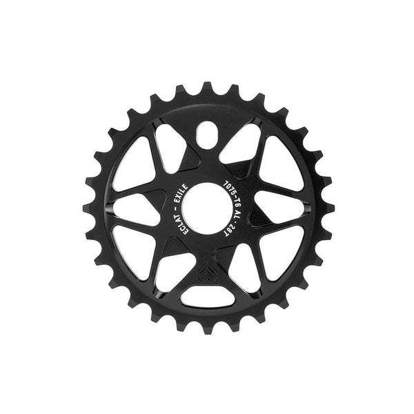 Eclat BMX Chainrings Eclat Exile Chainring Teeth: 28 7075-T6 Aluminum Black
