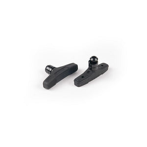 Eclat Linear Pull Brake Parts Eclat Force Female Linear Pull Pads Non-cartridge Rubber Pair Black