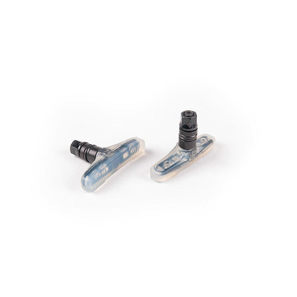 Eclat Linear Pull Brake Parts Eclat Force Regular Linear Pull Pads Non-cartridge Rubber Pair Clear/Black