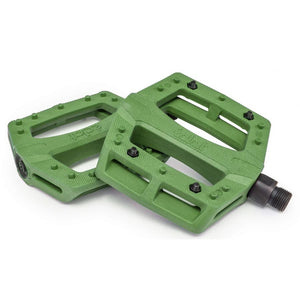 Eclat Pedals Eclat Contra Platform Pedals Body: Nylon Spindle: Cr-Mo 9/16'' Army Green Pair