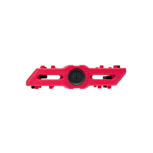 Eclat Pedals Eclat Contra Platform Pedals Body: Nylon Spindle: Cr-Mo 9/16'' Red Pair