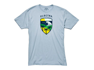 Electra Shirts Shirt Electra Crest Tee Men XX-Large Light Blue