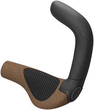 Ergon Grips Ergon GP5 Evo BioKork Grips - Lock-On Large Black/Tan