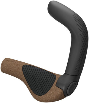 Ergon Grips Ergon GP5 Evo BioKork Grips - Lock-On Small Black/Tan
