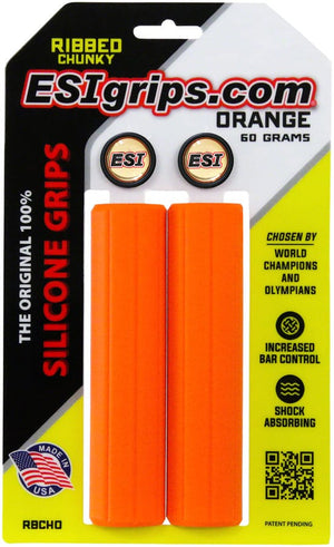 ESI Grips Orange ESI Ribbed Chunky Grips