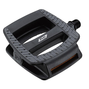 EVO Pedals EVO Comfort Cruiser Pedals Body: Nylon Spindle: Steel 9/16'' Black
