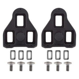 Exustar Pedals Exustar Look Delta Compatible Road Cleats  Black Look Delta 0° Fixed