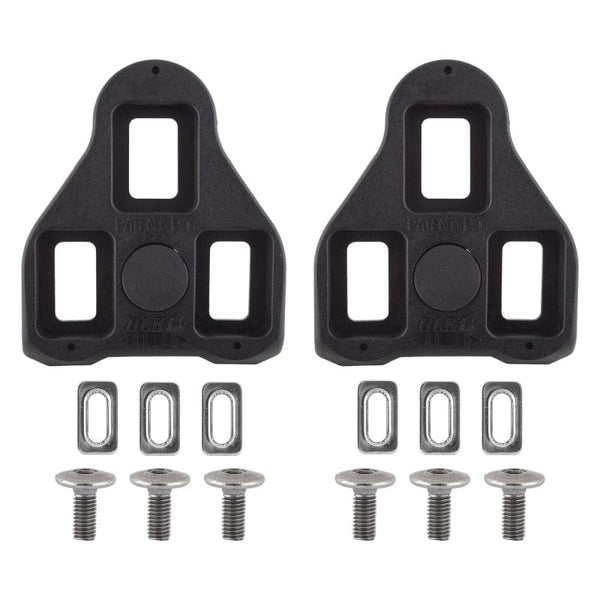 Exustar Pedals Exustar Look Delta Compatible Road Cleats  Black Look Delta 0° Fixed