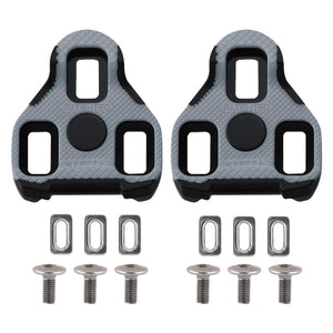 Exustar Pedals Exustar Look Keo Compatible Road Cleats  Black/Grey Look Keo 0° Fixed