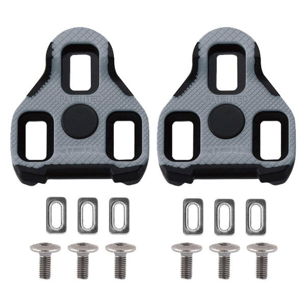 Exustar Pedals Exustar Look Keo Compatible Road Cleats  Black/Grey Look Keo 0° Fixed