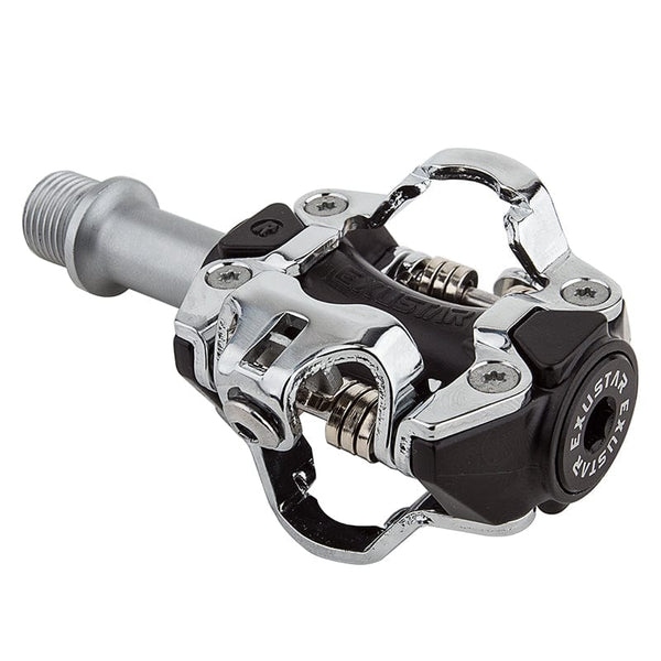 Exustar Pedals Exustar PM211 MTB Pedals 9/16` Loose Ball Black/Silver SPD