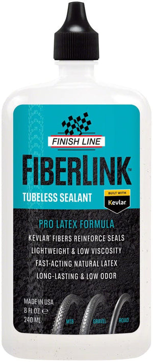 Finish Line Tubeless Sealants 8Oz / Drip Finish Line FiberLink Tubeless Tire Sealant
