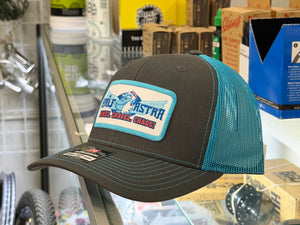 First In Apparel Shop Merch Gray The Half Astra Trucker Hat