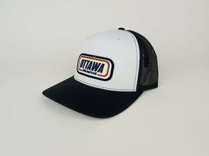 First In Apparel Shop Merch Ottawa Bike and Trail Trucker Cap Speedway Logo