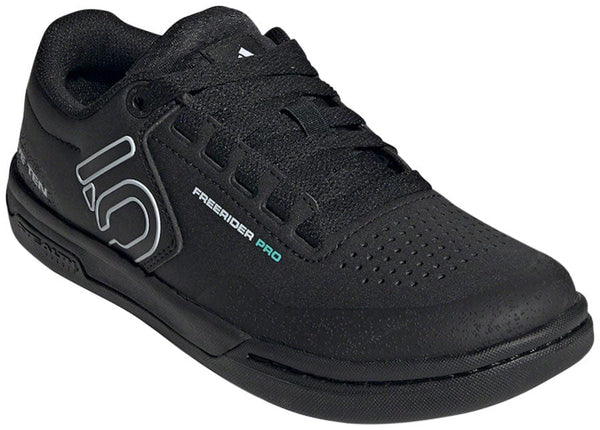 Five Ten Shoes and Insoles 10.5 Five Ten Freerider Pro Flat Shoes - Women's, Core Black/Crystal White/Acid Mint