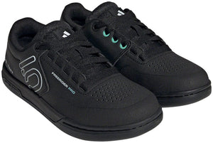 Five Ten Shoes and Insoles 5 Five Ten Freerider Pro Flat Shoes - Women's, Core Black/Crystal White/Acid Mint