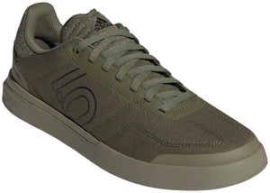 Five Ten Shoes and Insoles 6 Five Ten Sleuth DLX Canvas Flat Shoes - Men's, Focus Olive/Core Black/Pulse Lime