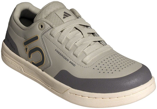 Five Ten Shoes and Insoles 7 Five Ten Freerider Pro Flat Shoes - Men's, Putty Gray/Carbon/Charcoal